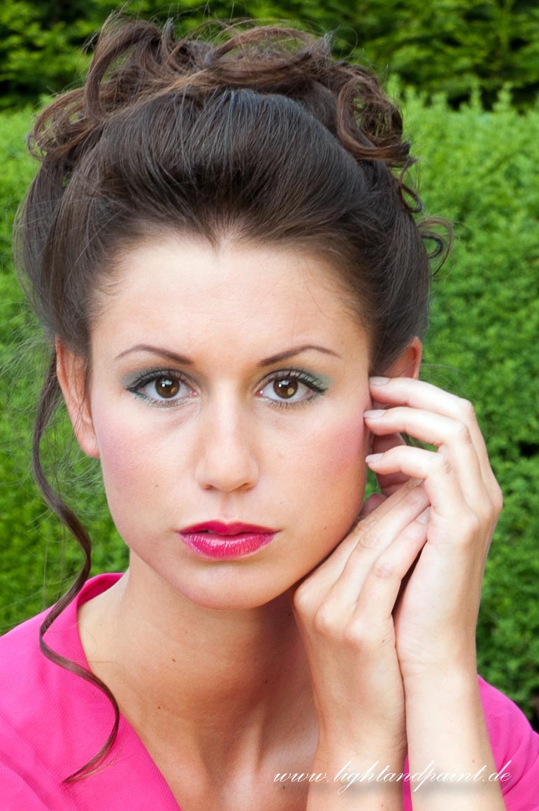 Poolshooting Frisur Make-Up